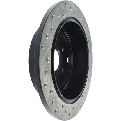 StopTech Slotted & Drilled Right Rear Rotor | Subaru Impreza WRX (08-10)