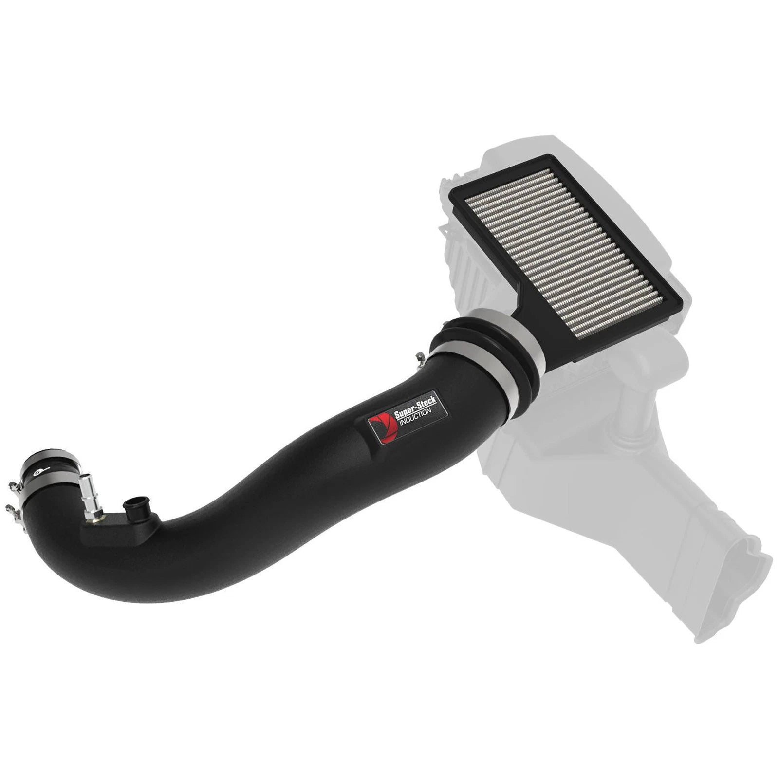 aFe Super Stock Pro Dry S Induction System | Ford Mustang L4-2.3L (15-20) (55-10006D)