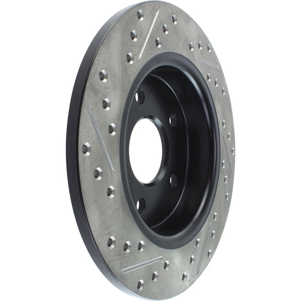 StopTech 127.61099L Rear Left Drilled Disc Brake Rotor for 2012-2018 Ford Focus
