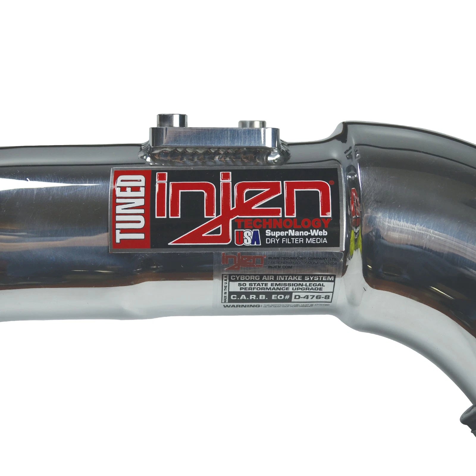 Injen Polished Short Ram Intake System | Honda Civic Si Coupe/Sedan 2.0L 4Cyl (06-09) (SP1577P)