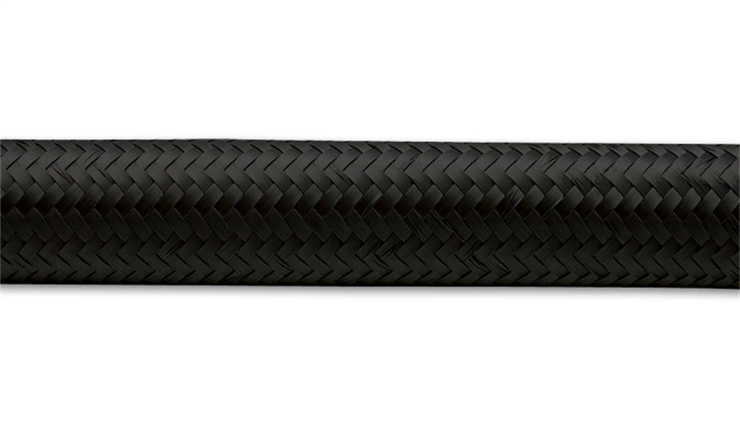 Vibrant Performance Braided Rubber Lined Flex Hose Black Nylon -10AN