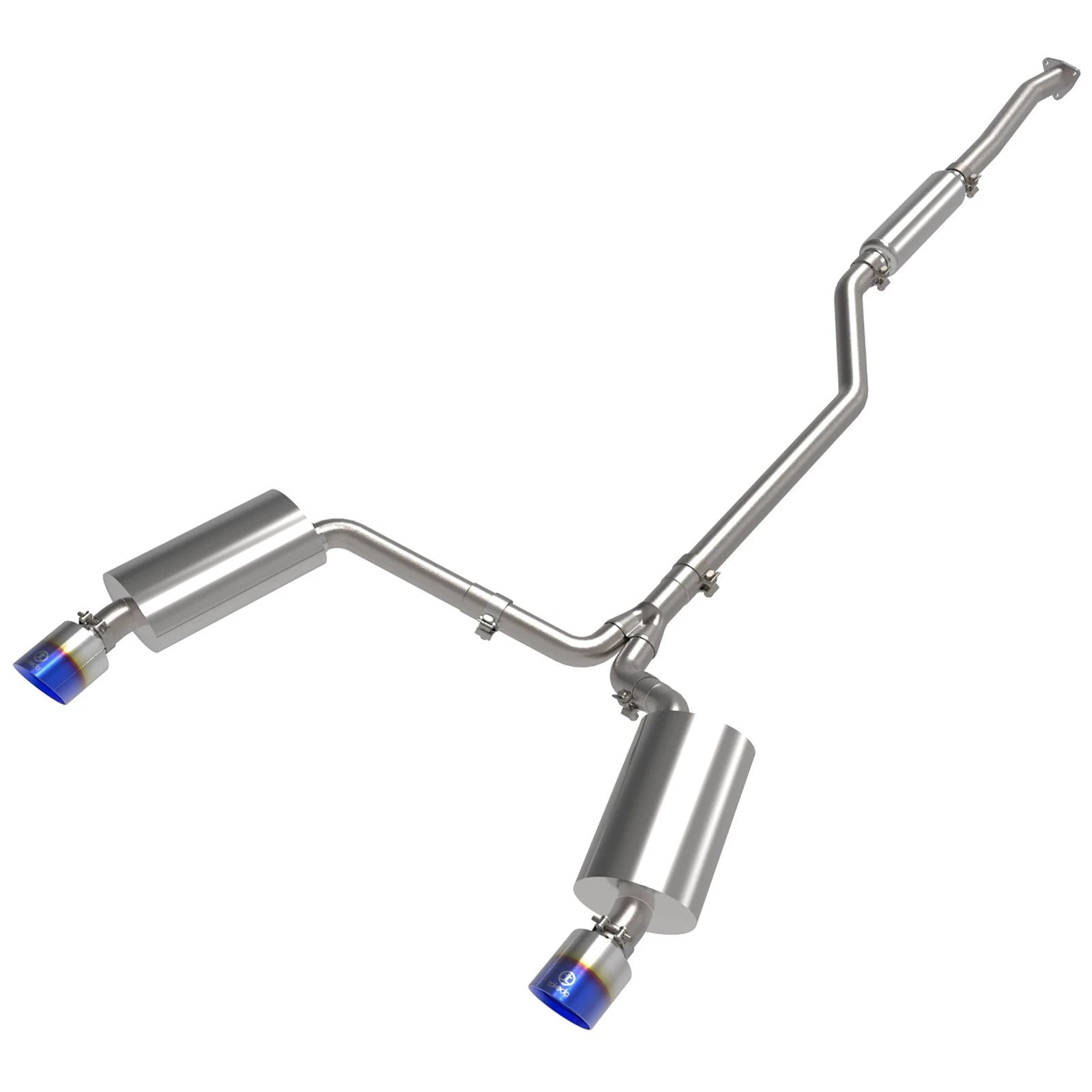 aFe 2-1/4in to 2-1/2in Cat-Back Exhaust System | Acura TSX (09-14) w/ BlueFlame Tip (49-36629-L)
