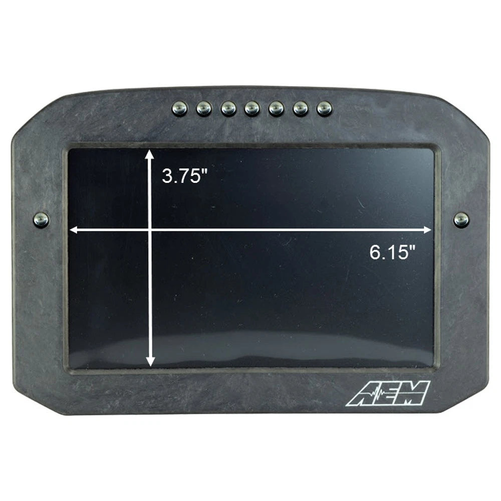 AEM CD-7 Carbon Flat Panel Digital Dash Display (30-570XF)