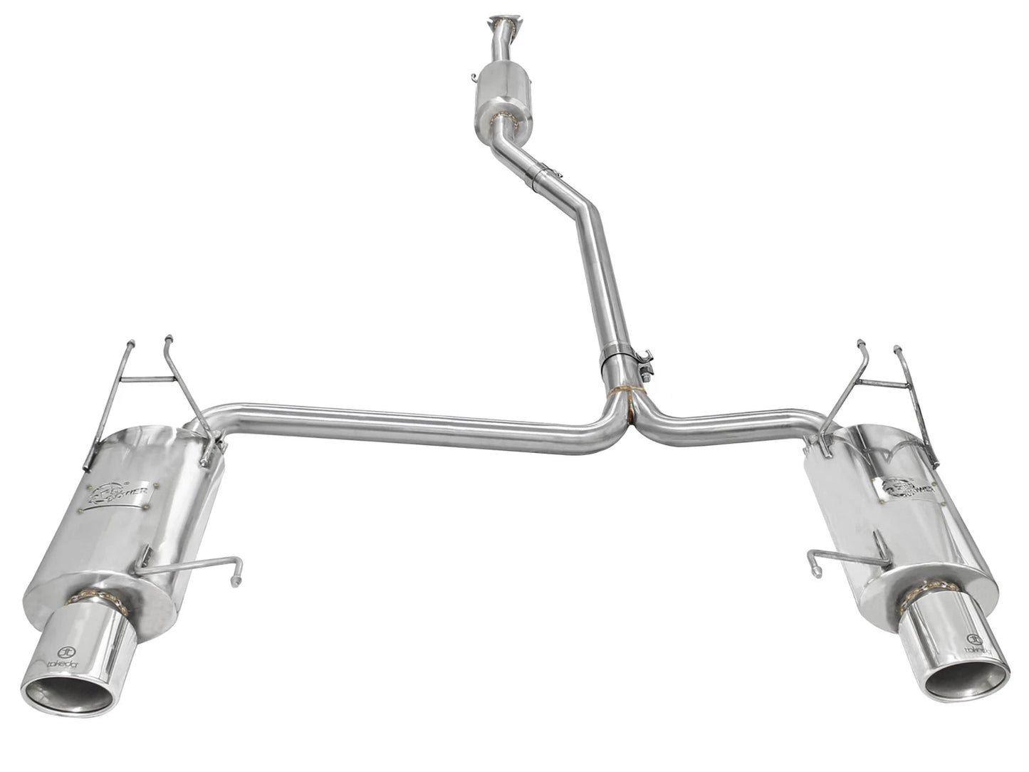 aFe Takeda 2.25in to 2in SS Cat-Back | Honda Accord V6 (08-12) (49-36612)