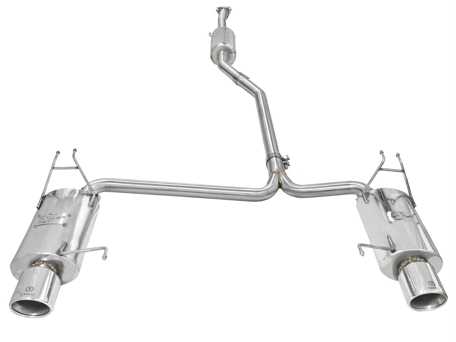 aFe Takeda 2.25in to 2in SS Cat-Back | Honda Accord V6 (08-12) (49-36612)