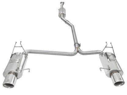 aFe Takeda 2.25in to 2in SS Cat-Back | Honda Accord V6 (08-12) (49-36612)