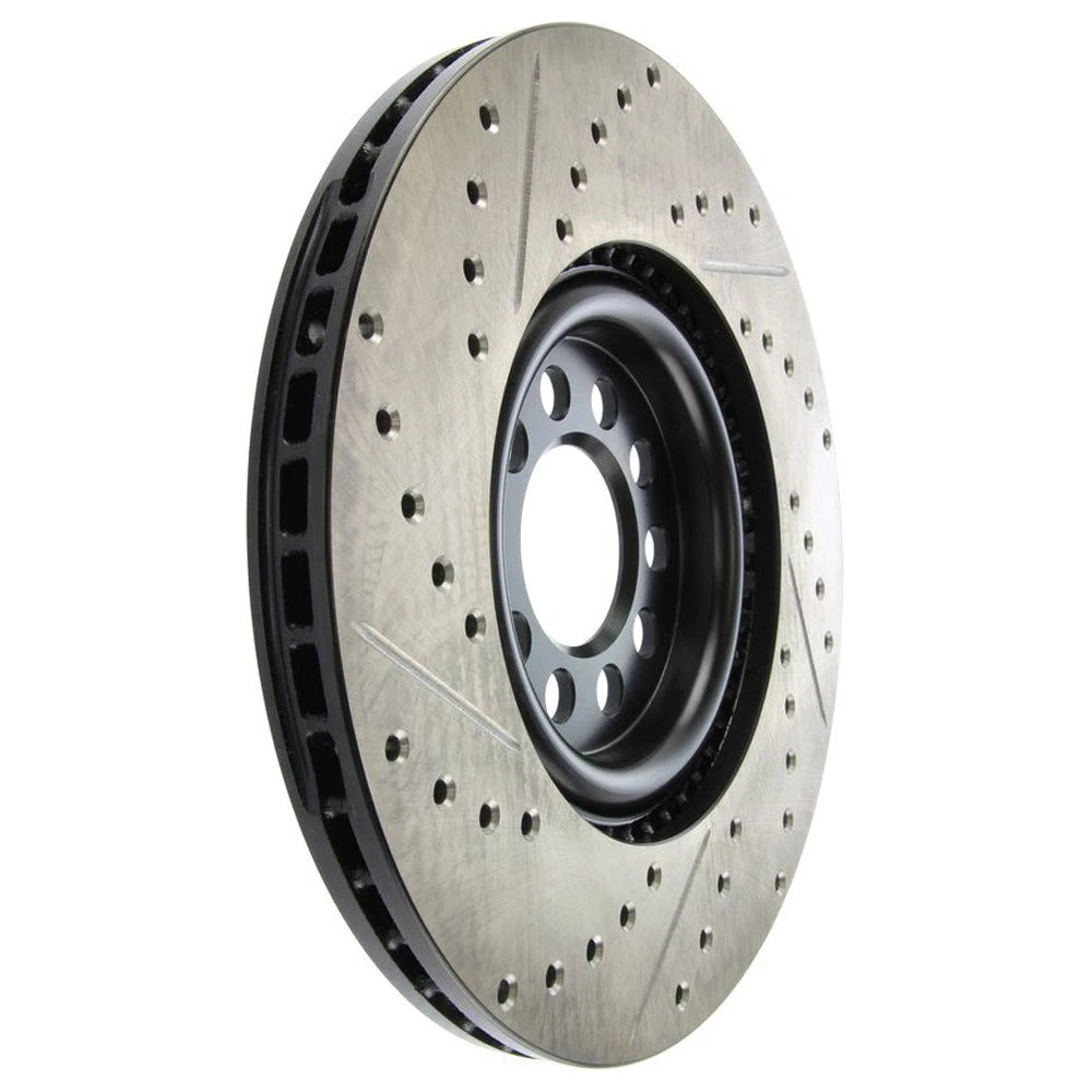 StopTech 127.33062L Front Left Drilled Brake Rotor for 00-03 S3 / 99-07 Audi TT