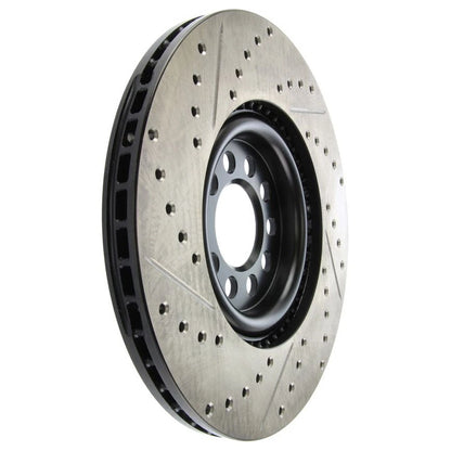 StopTech 127.33062L Front Left Drilled Brake Rotor for 00-03 S3 / 99-07 Audi TT