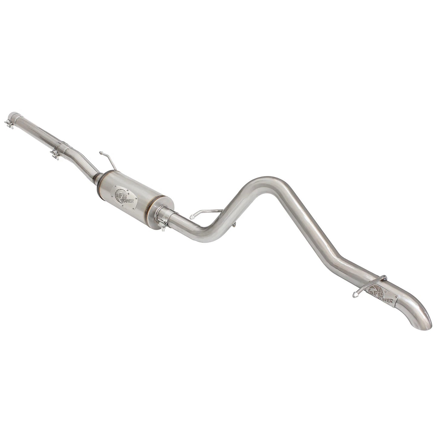 aFe 2.5in 409 SS Cat-Back Hi-Tuck Exhaust Jeep Wrangler V6 (07-17) (49-48057)