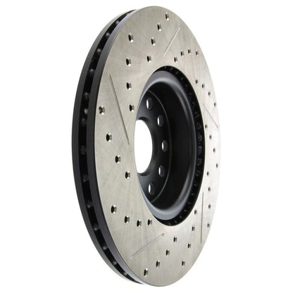 StopTech 127.33098L Front Left Drilled Brake Rotor for 06-18 GTI / 06-21 Passat