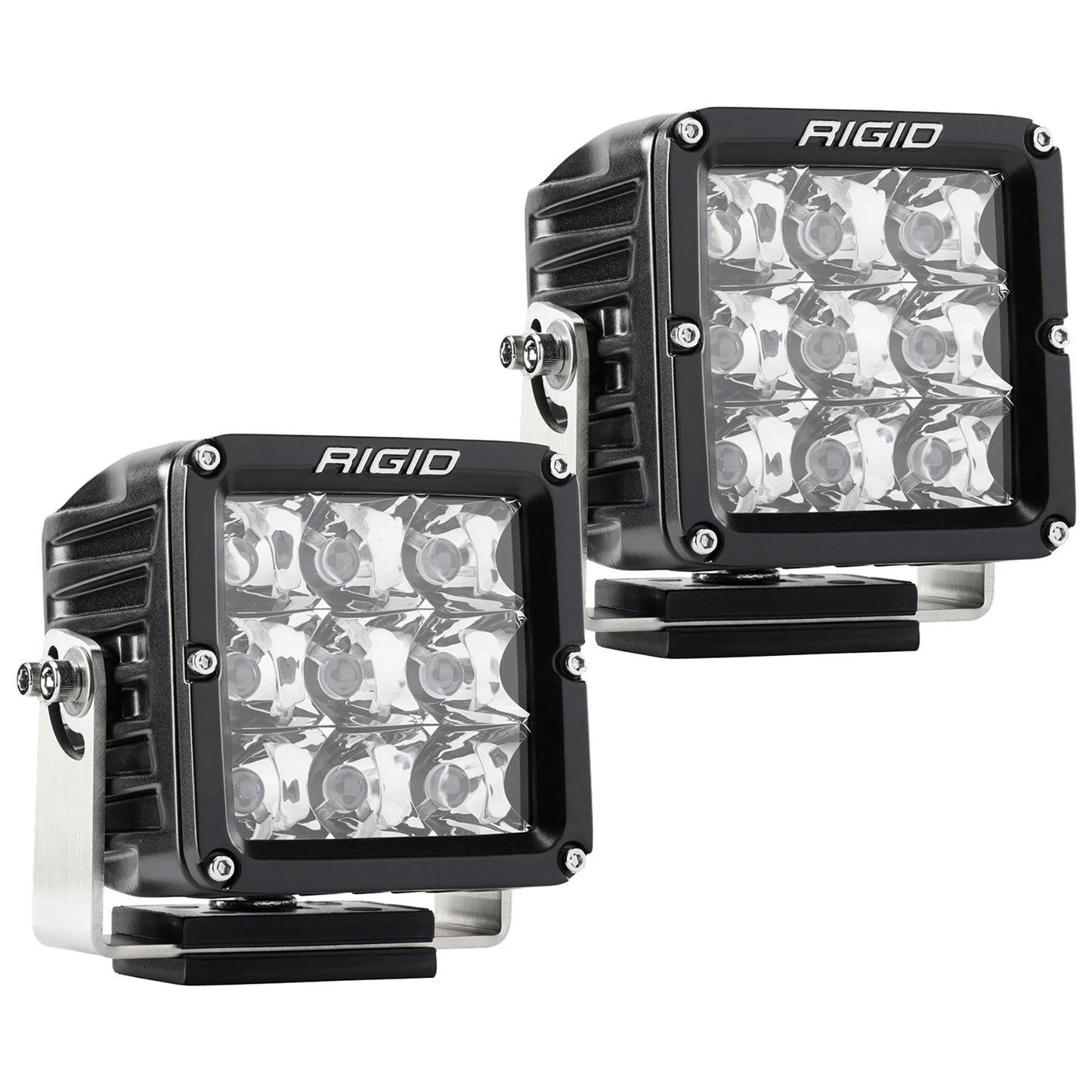 Rigid Industries Rigid D-XL Pro LED Light - Spot / Surface / Black Housing / Pair (RIG322213)
