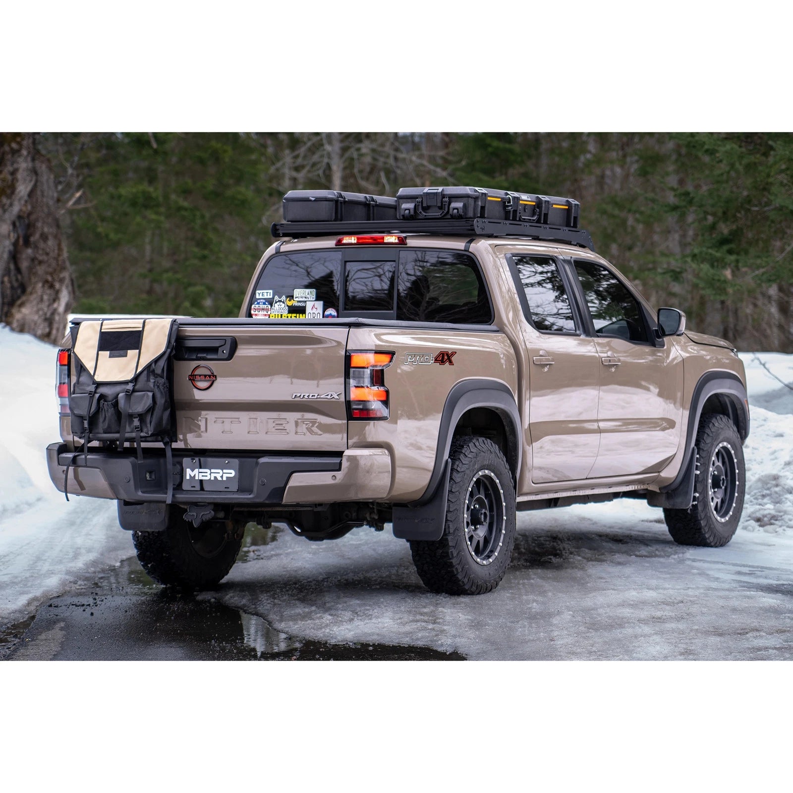 MBRP 3in Tip 3in Cat Back Turndown Exit Street Profile | Nissan Frontier (22-23) 3.8L (S5409AL)