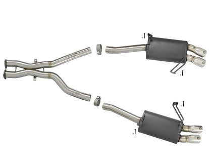 aFe MACH Force-Xp 2.5in SS Cat-Back BMW Z4 M Coupe/Roadster (05-08) (49-36339-P)
