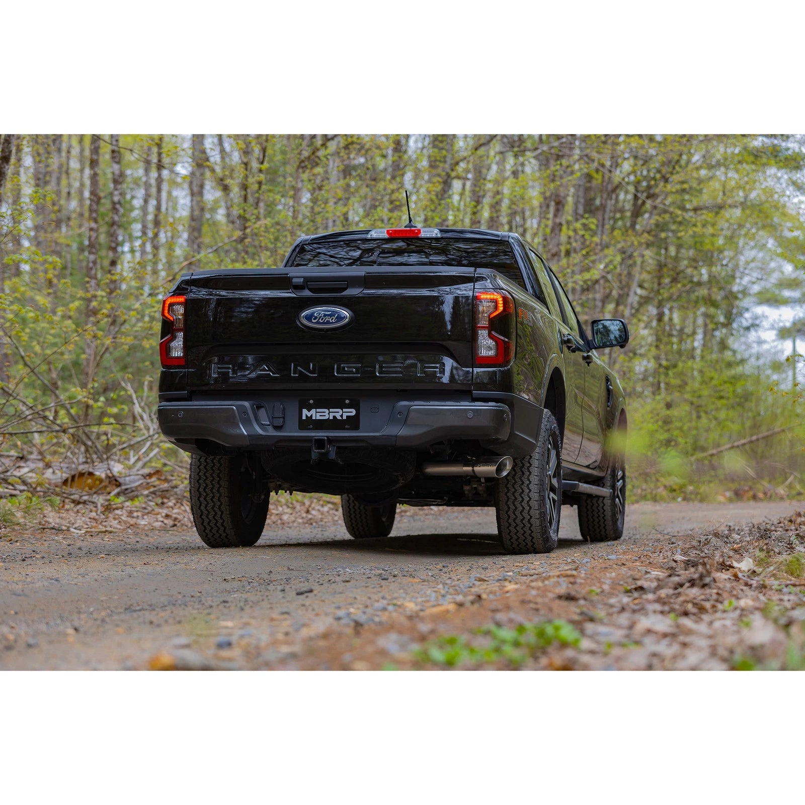 MBRP 2.7L 2.5 into 3in Single Side Exit Cat Back Aluminum | Ford Ranger (24+)