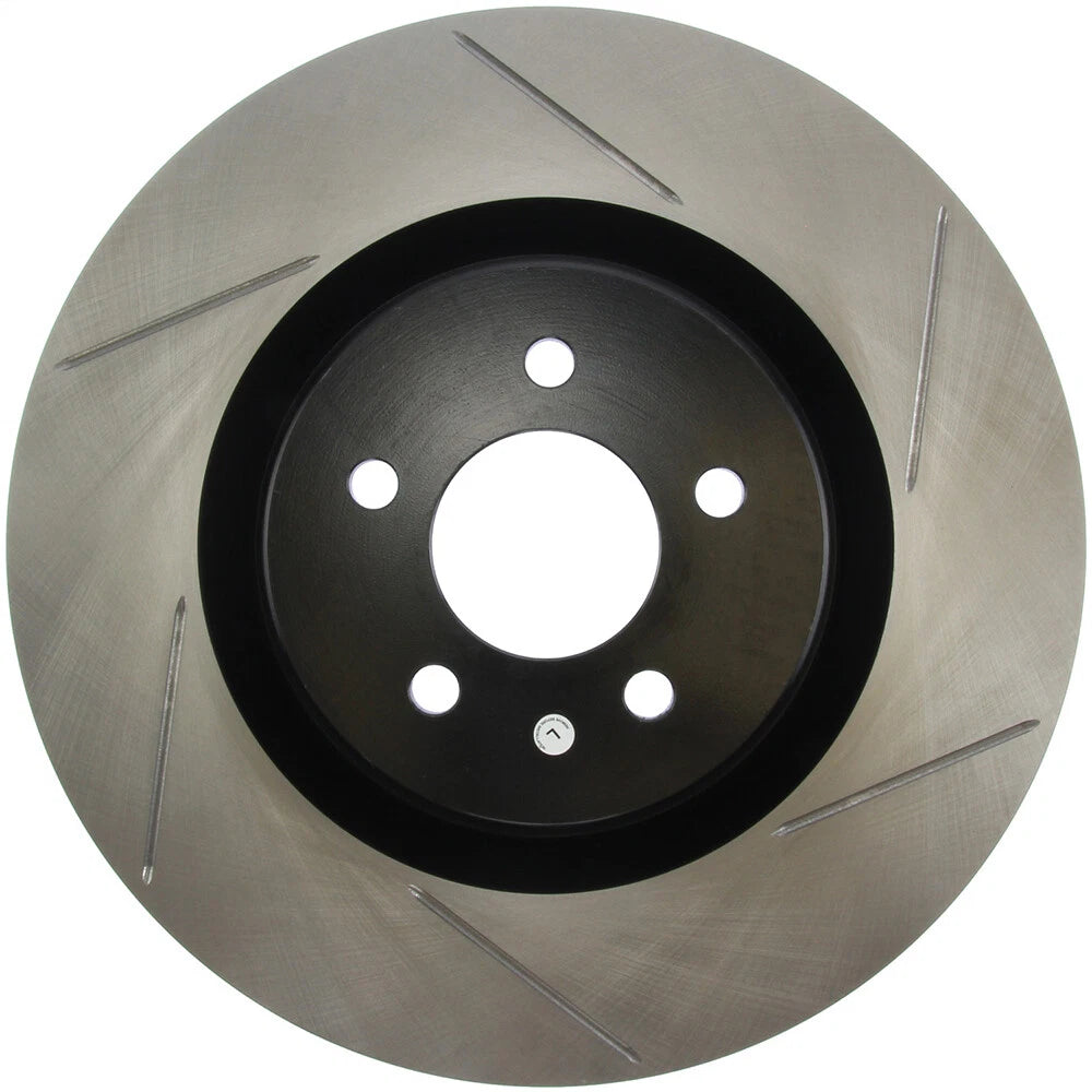 StopTech 126.61089SL Front Left Slotted Brake Disc Rotor for 07-14 Ford Mustang