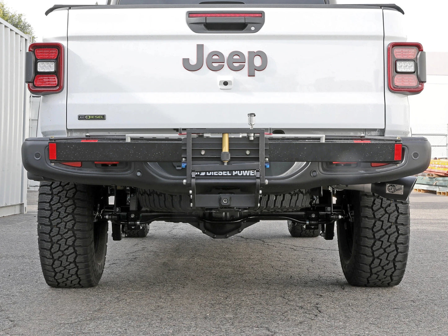 aFe Vulcan 3in 304 SS DPF-Back Exhaust w/ Black Tip | Jeep Gladiator V6-3.0L (21+) (49-38093-B)