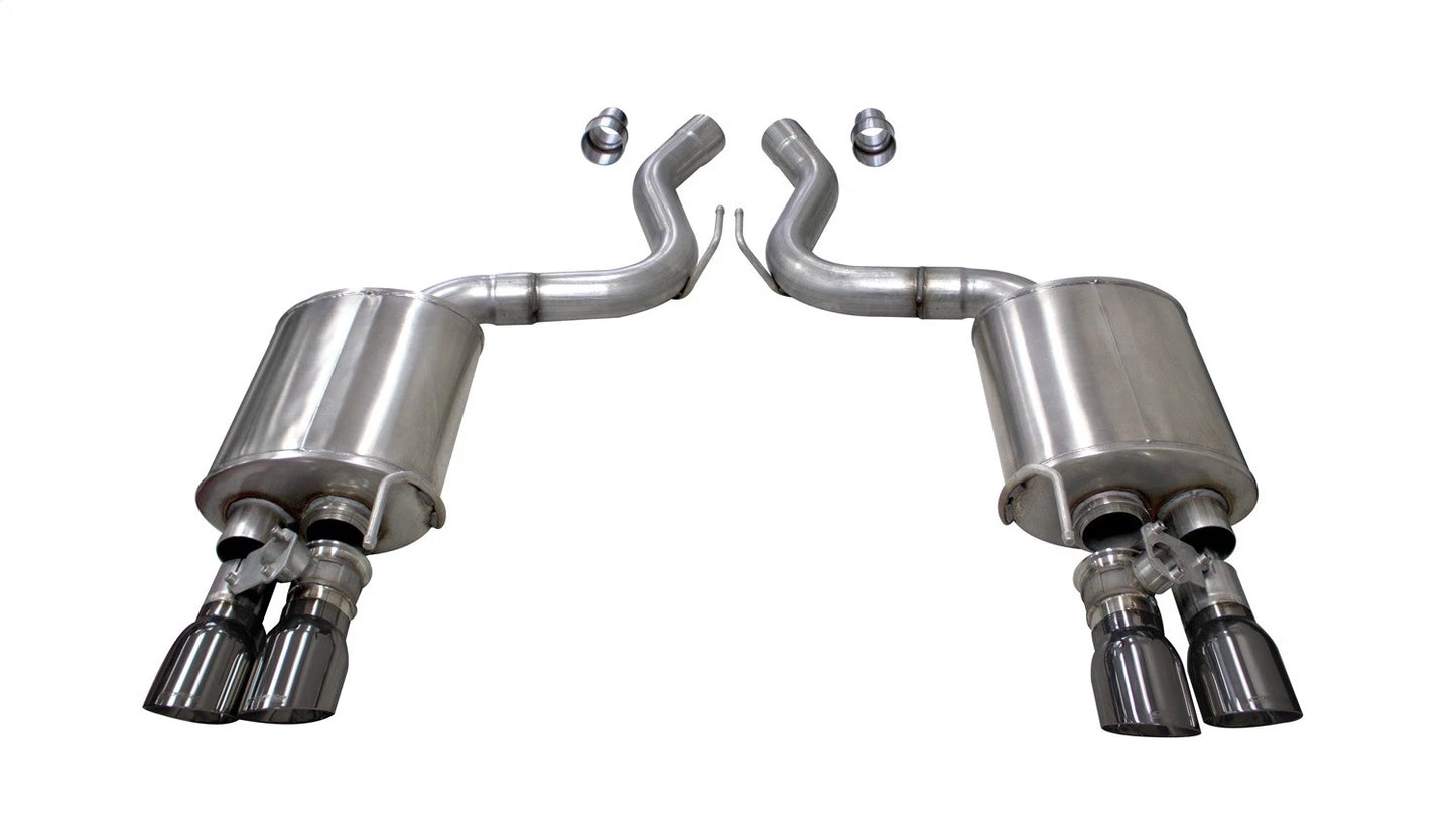 CORSA Sport Valved / 3.0 in Axle-Back 4.0 in Twin Tips | 2018-2023 Mustang GT Coupe (21002)