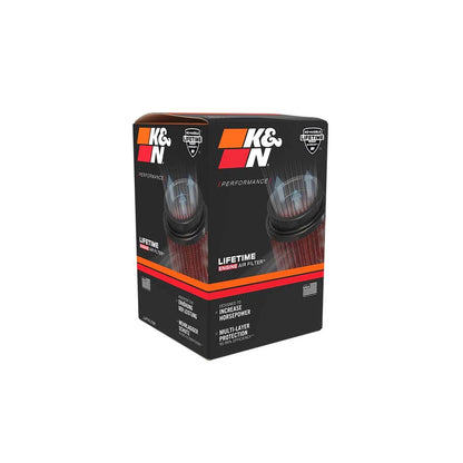 K&N RU-5062XD Universal Round Tapered PerformanceWashable Air Filter for Intake