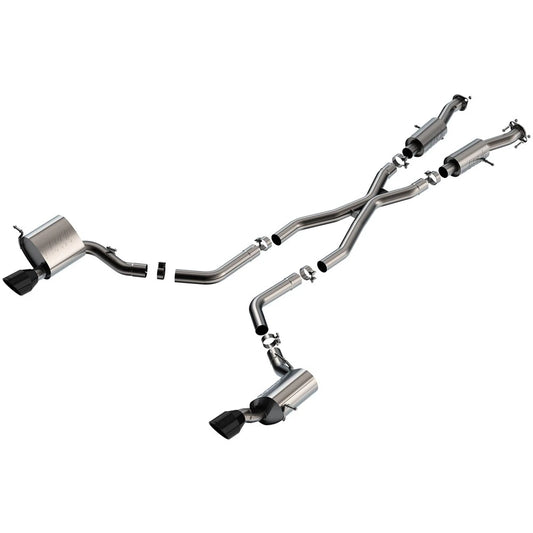 Borla S-Type Cat-Back Exhaust System | Jeep Grand Cherokee SRT (15-21) 6.4L V8 AWD (140632CB)