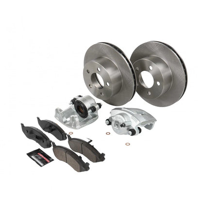 PowerStop Front Brake Kit with Calipers | 1990–1999 Jeep Cherokee (KCOE2119)