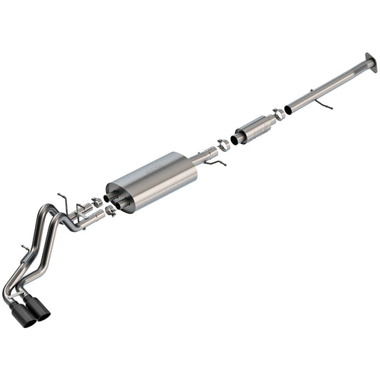 Borla S-Type 3in Cat-Back Exhaust w/ Black Chrome Tips | Chevrolet Colorado / GMC Canyon (23-24) (140943BC)