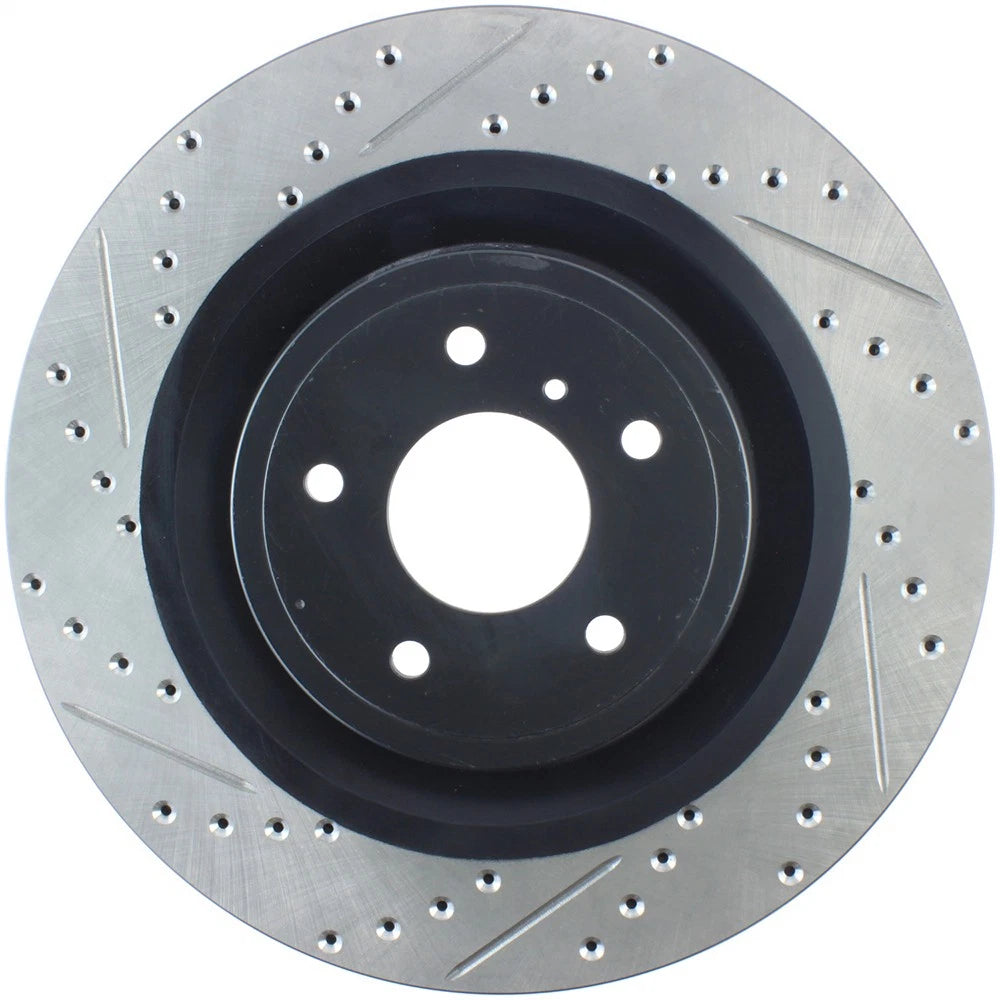 StopTech Drilled & Slotted Sport Rotor - Front Right | Multiple Fitments (127.42100R)
