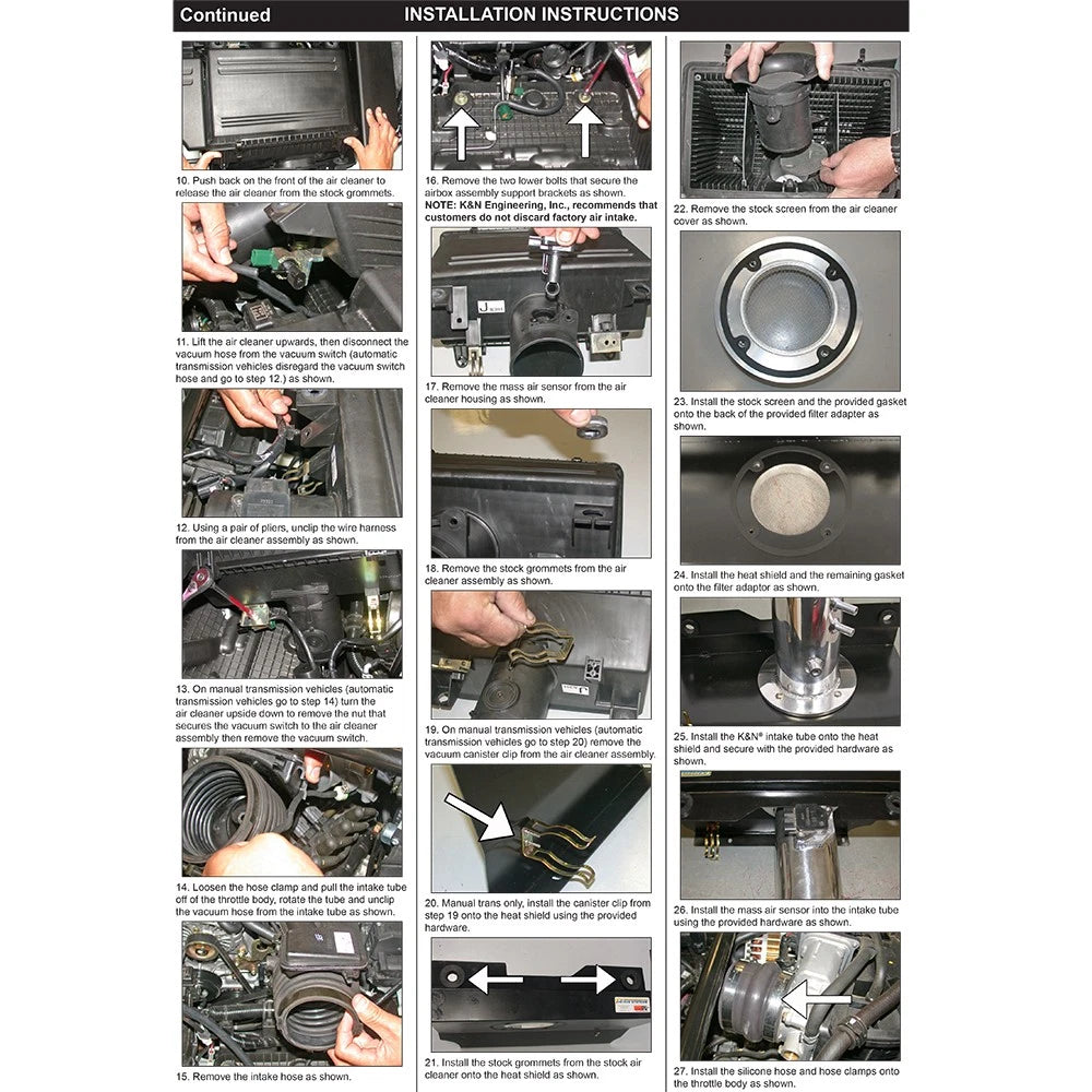 K&N Engineering Short Ram Intake: Mazda RX-8 2004 - 2009