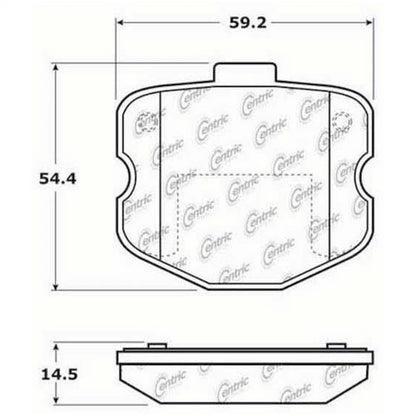 StopTech 308.11850 Street Front Ceramic Brake Pads Set Kit for 2006-13 Corvette