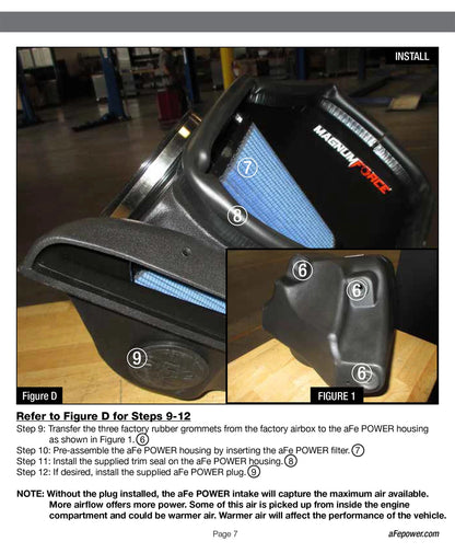 aFe Magnum FORCE Stage-2 Cold Air Intake Jeep Grand Cherokee 11-19 V6/V8 (54-13023R)