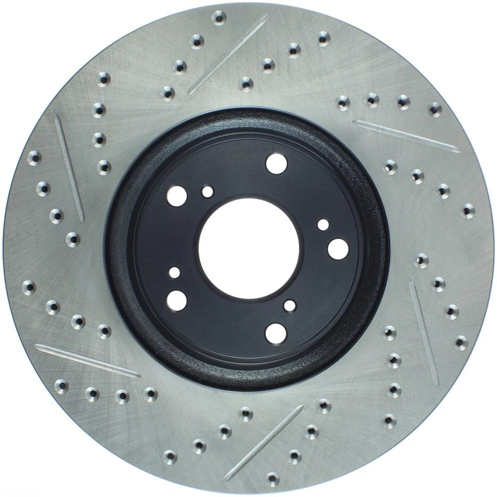 StopTech 127.40086L Front Left Drilled Disc Brake Rotor for 2013-20 Honda Accord