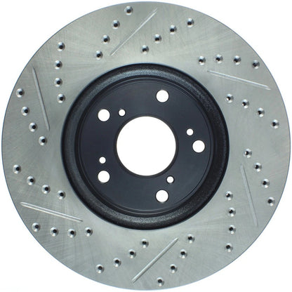 StopTech 127.40086L Front Left Drilled Disc Brake Rotor for 2013-20 Honda Accord