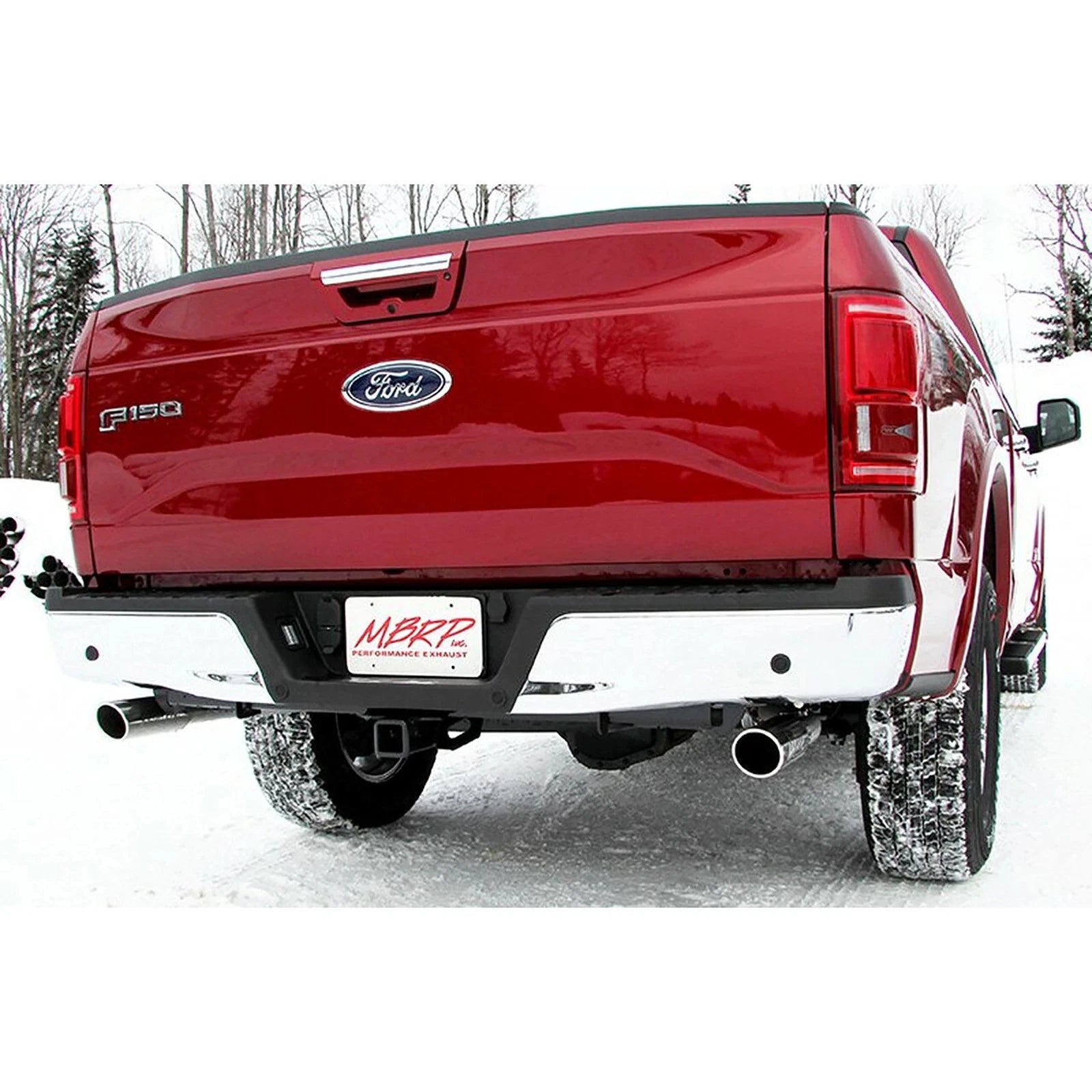 MBRP 3in Cat-Back Dual Split Rear Exit AL Exhaust System | Ford F-150 5.0L (15) (S5258AL)