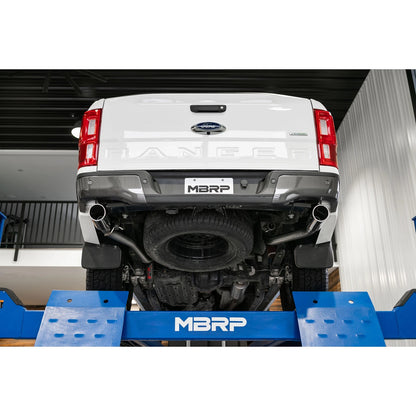 MBRP 3in Cat-Back Exhaust w/ 2.5in Dual Split D&S Tips | Ford Ranger 19-23 (S5223AL)