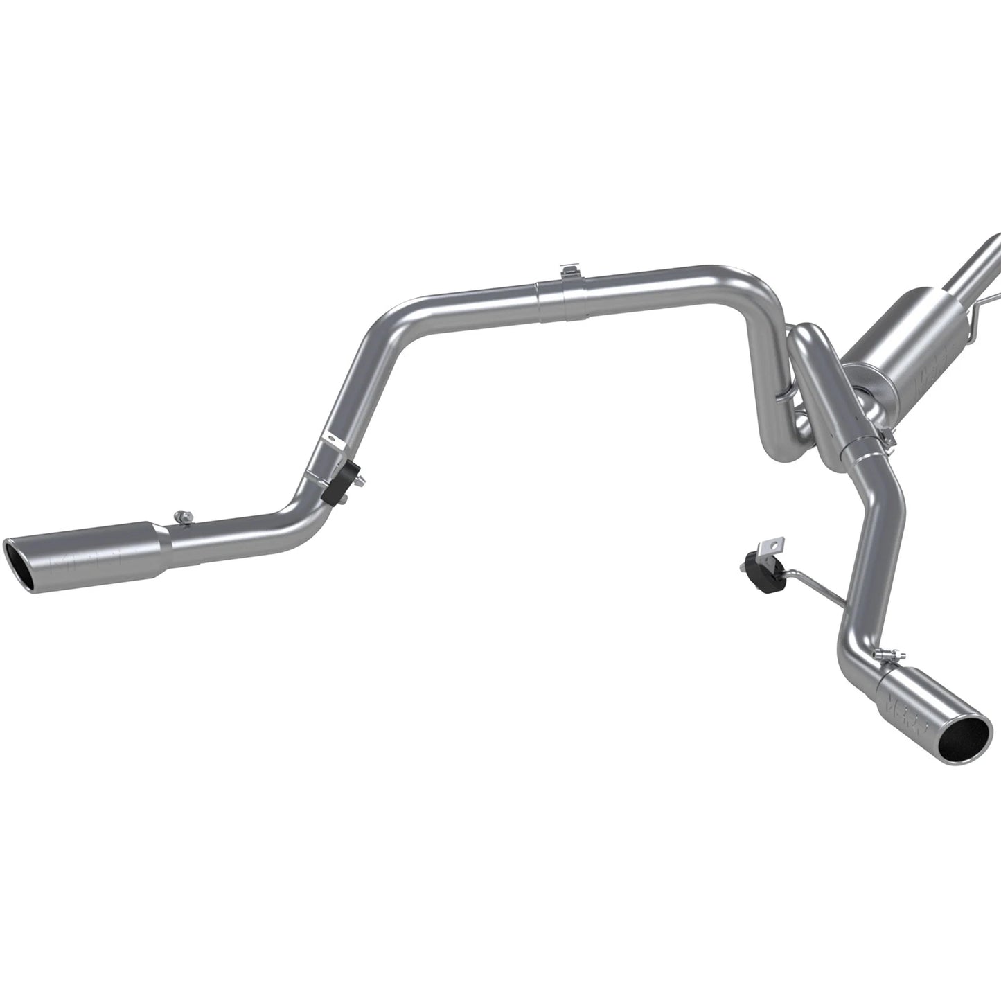 MBRP 2.5in Cat-Back Dual Split Side Exhaust | Chevy/GMC 1500 Classic 4.8L/5.3L (03-07) (S5018AL)