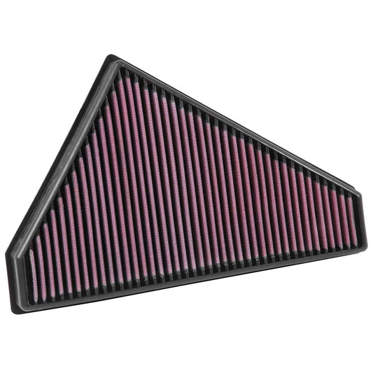 K&N 33-3022 Performance Right Air Filter for 2014-21 F-Type 3.0L V6 / 14-22 5.0L