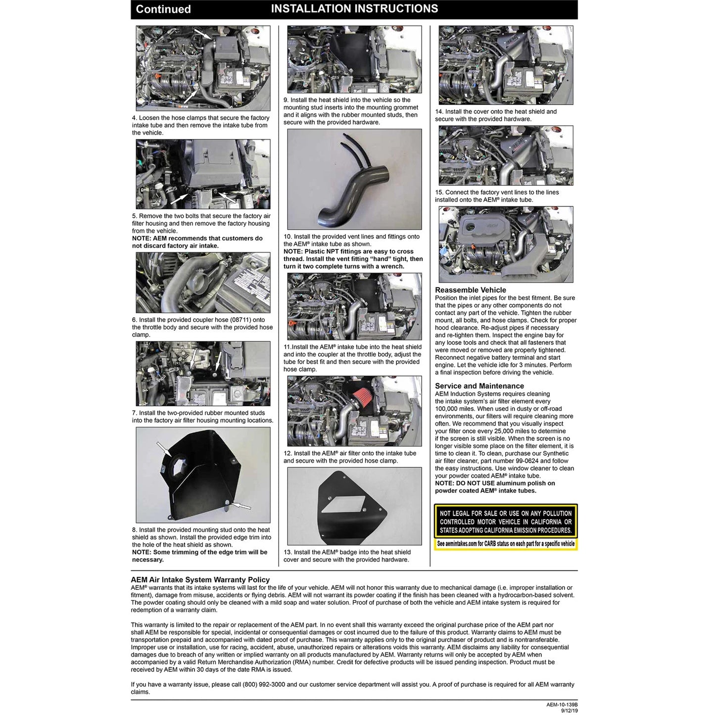AEM 15-18 Hyundai Sonata L4-2.4L F/I Cold Air Intake | Hyundai Sonata (15-18)