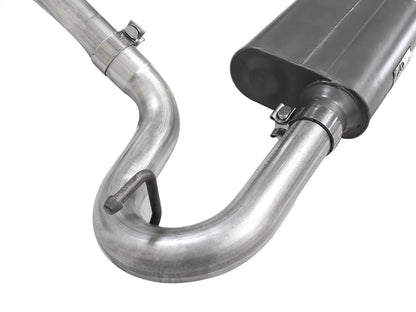 aFe 2.5in Aluminized Steel Cat-Back Hi-Tuck Exhaust | Jeep Wrangler JK 3.6/3.8 (07-18) (49-08043)