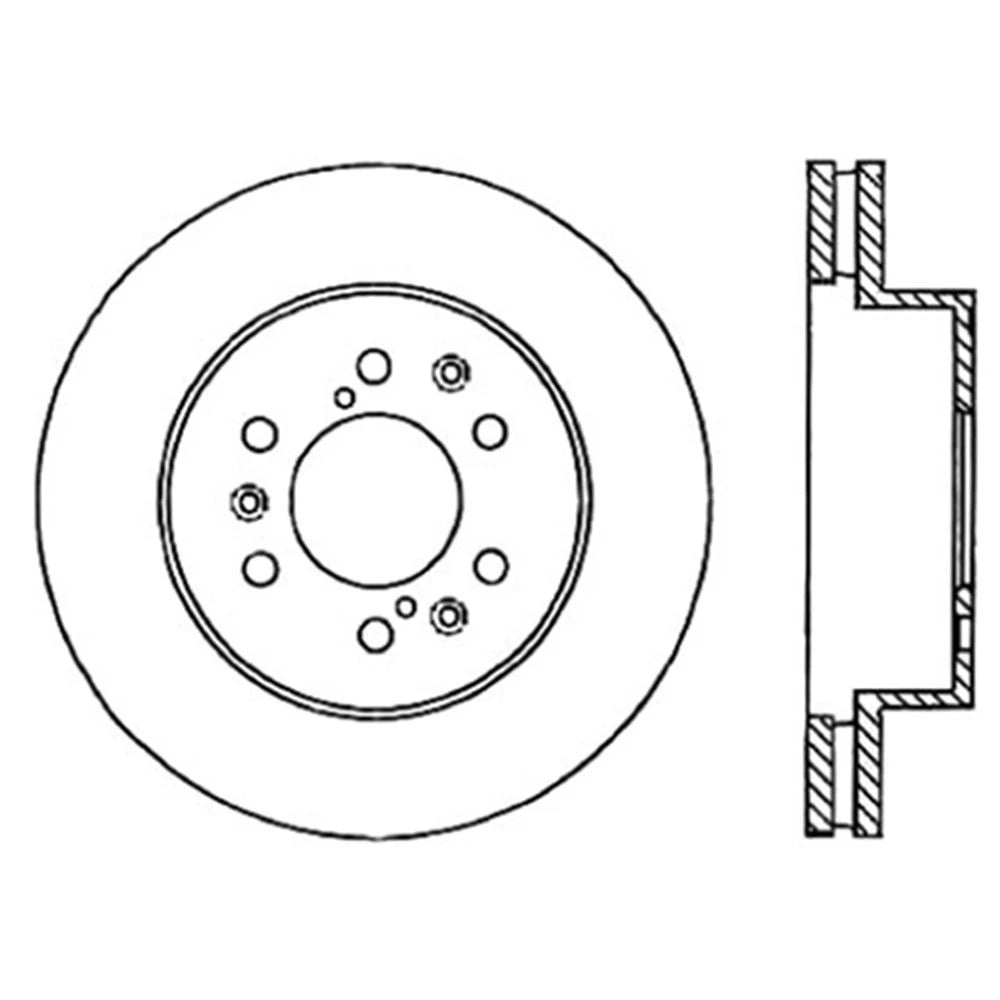 StopTech 126.66057SR Front Right Brake Rotor for 2005-2019 Silverado Sierra 1500