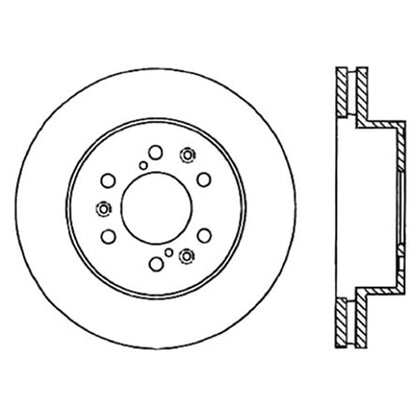 StopTech 126.66057SR Front Right Brake Rotor for 2005-2019 Silverado Sierra 1500