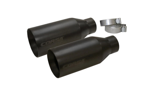 CORSA Replacement / 5.0 in Single Flat Cut Tip Kit | Raptor 3.5T, RAM TRX CORSA Systems (14051)