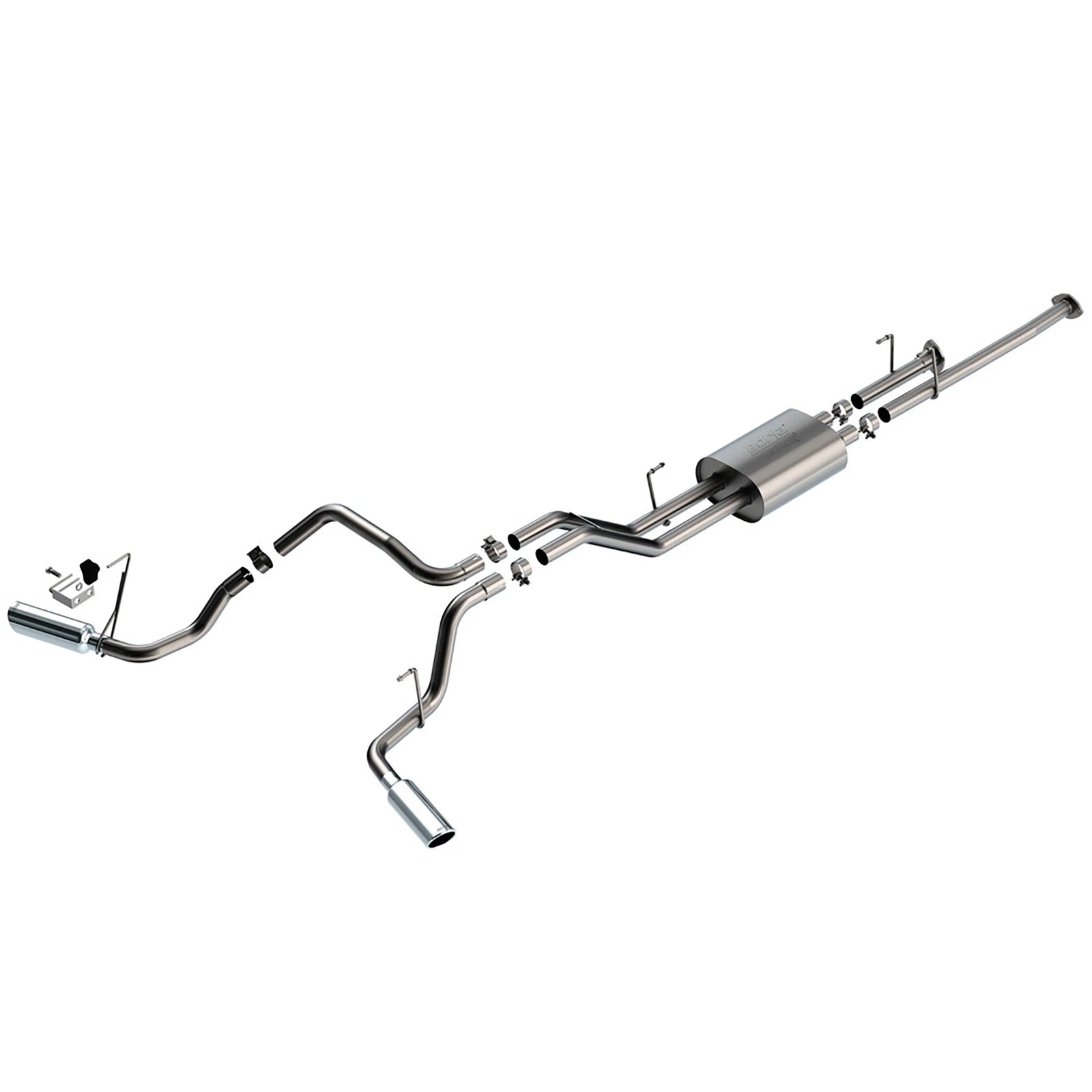 Borla 141024 ATAK Stainless Cat Back Exhaust Kit for 2009-21 Tundra 4.6L 5.7L V8