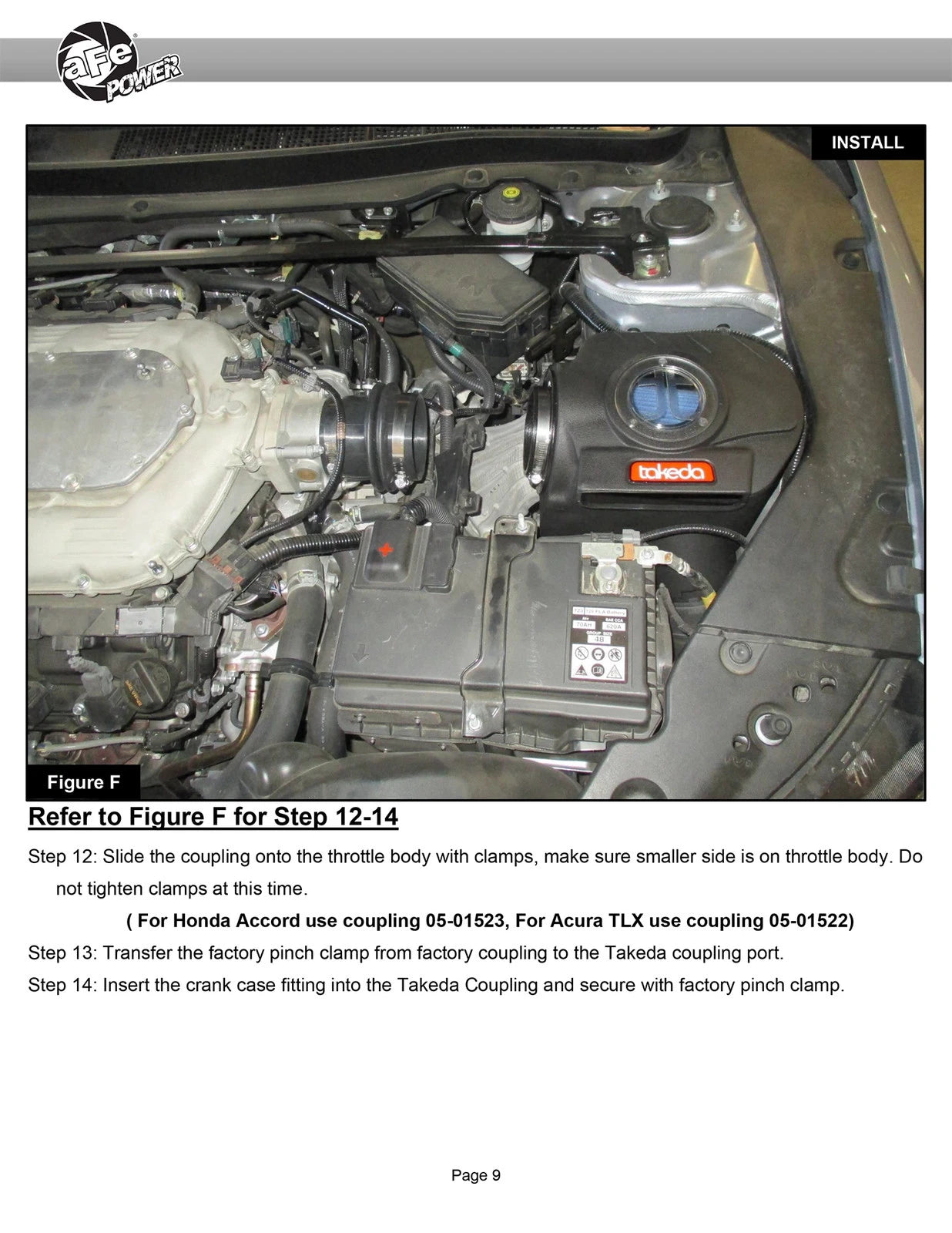 aFe Takeda Momentum CAI Acura TLX 14-20 | Honda Accord (56-70016D)