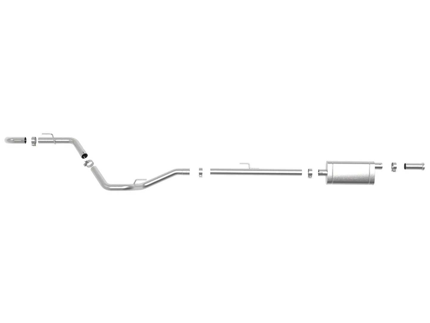 aFe 2-1/2in SS Hi-Tuck D&S Exhaust | Jeep Gladiator (20-21) (49-48088)