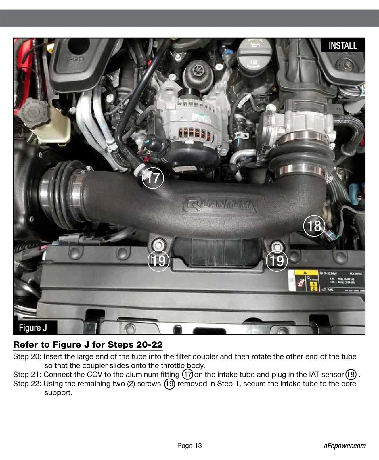 aFe Quantum Pro 5R Cold Air Intake System | Jeep Wrangler (JL) V6-3.6L (18-19) (53-10017R)