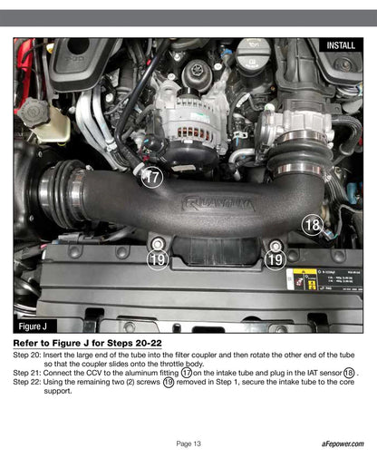 aFe Quantum Pro 5R Cold Air Intake System | Jeep Wrangler (JL) V6-3.6L (18-19) (53-10017R)