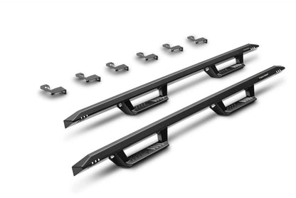 N-Fab EPYX 07-18 Chevy/GMC 1500/08-10 Chevy/GMC 2500/3500 Extended Cab - Cab Length - Tex. Black