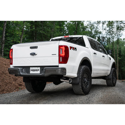 MBRP 3in AL Cat-Back Single Side Exit w/ 4in OD Tip | Ford Ranger Ecoboost 2.3L (19) (S5227AL)