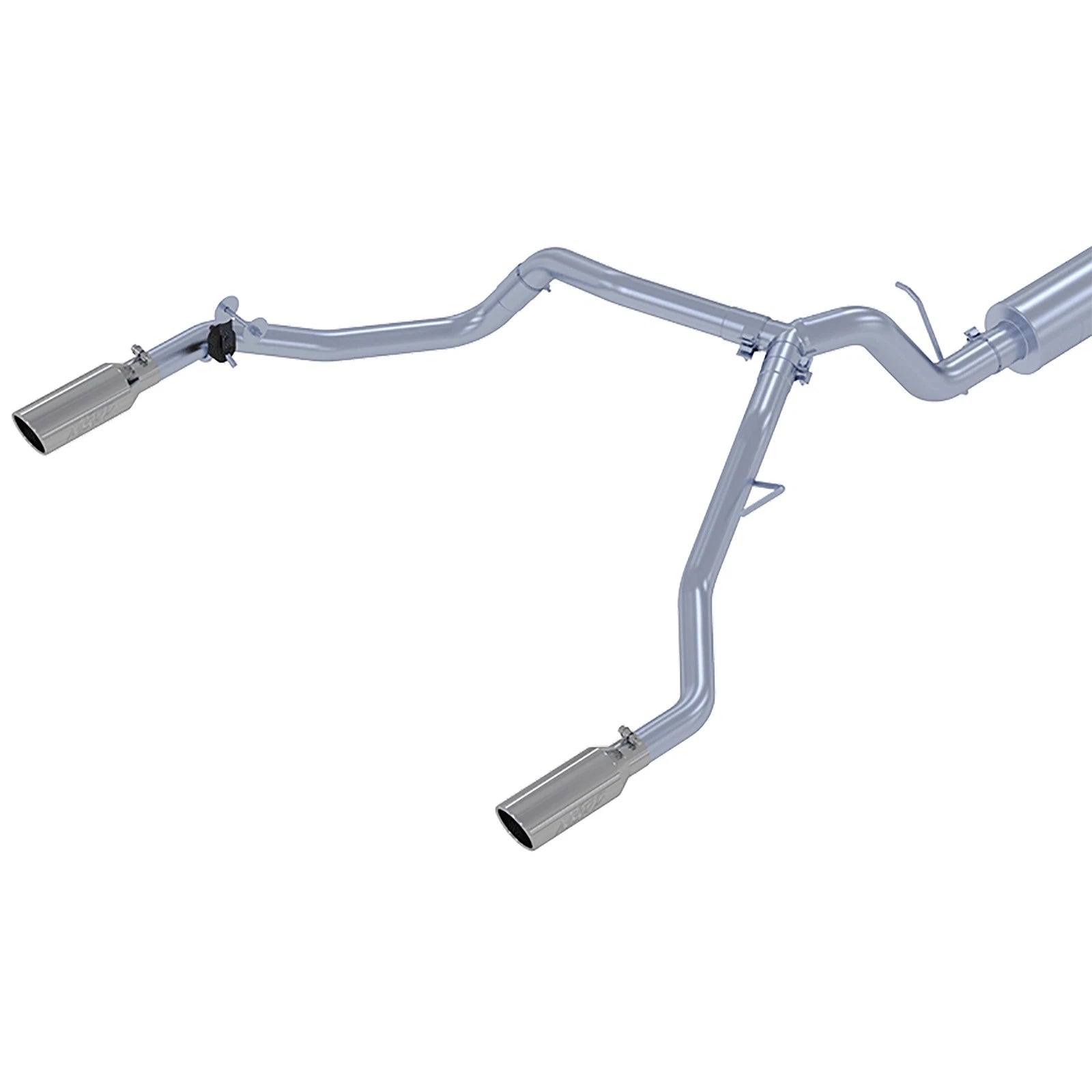 MBRP 3in Cat-Back Exhaust w/ 2.5in Dual Split D&S Tips | Ford Ranger 19-23 (S5223AL)