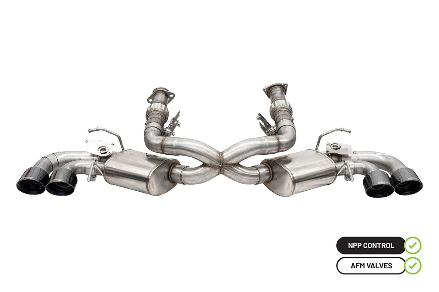 Corsa Perf Variable Sound Cat-Back Exhaust | Chevy Corvette (21100BLK) (21100BLK)