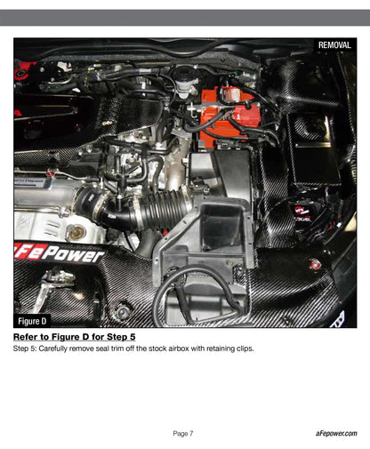 aFe Momentum GT Pro 5R Cold Air Intake | Honda Civic Type R L4-2.0L (17) (TM-1025B-R)